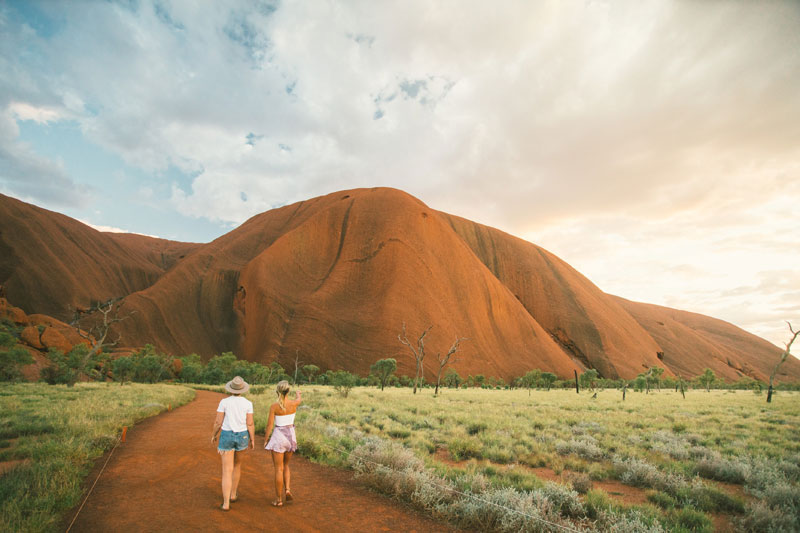 Walking Uluru
